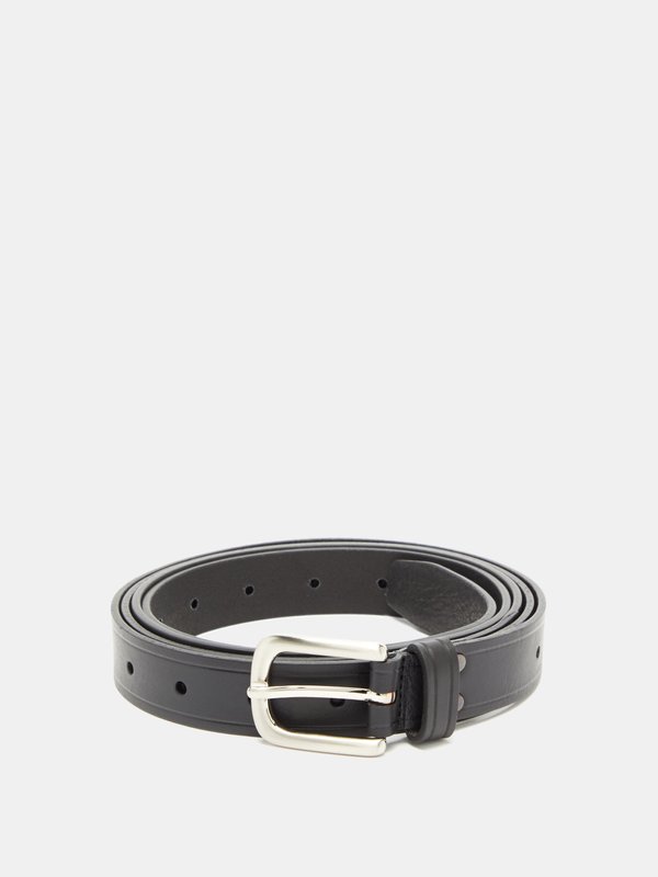 Raey Multi-hole double-wrap leather belt