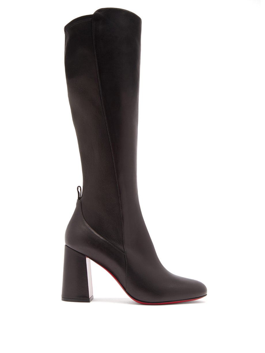 Christian Louboutin Kronobotte 85 Leather Knee Boots