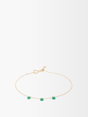 Persée Persee Dancing Green emerald & 18kt gold bracelet