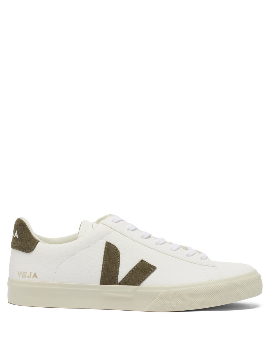 White Campo suede-trimmed leather trainers | Veja | MATCHESFASHION US