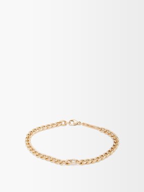 Zoë Chicco Floating diamond & 14kt gold bracelet
