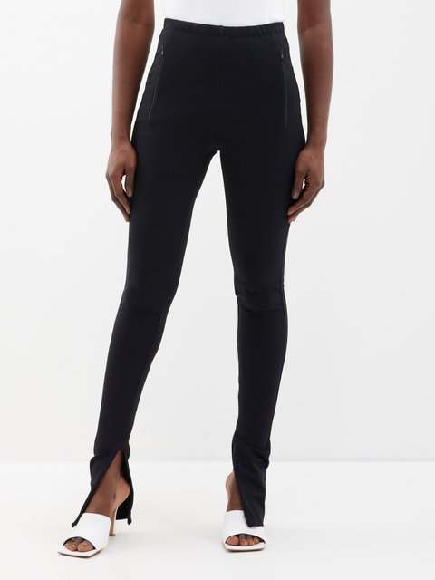 New Look zip detail high waist legging in black | High waisted leggings, High  waisted, Clothes design