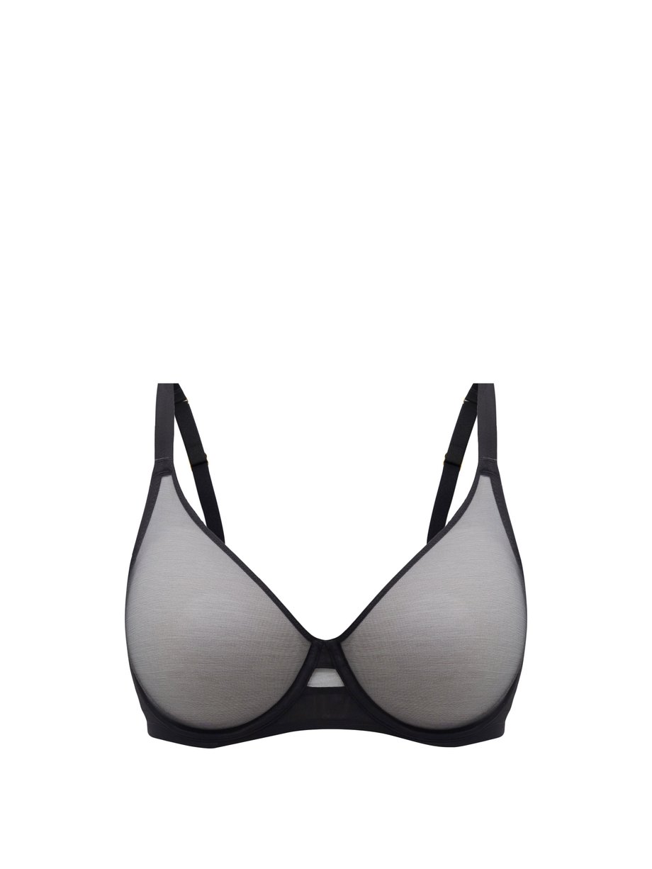 Black Lucky mesh underwired bra | Agent Provocateur | MATCHESFASHION US