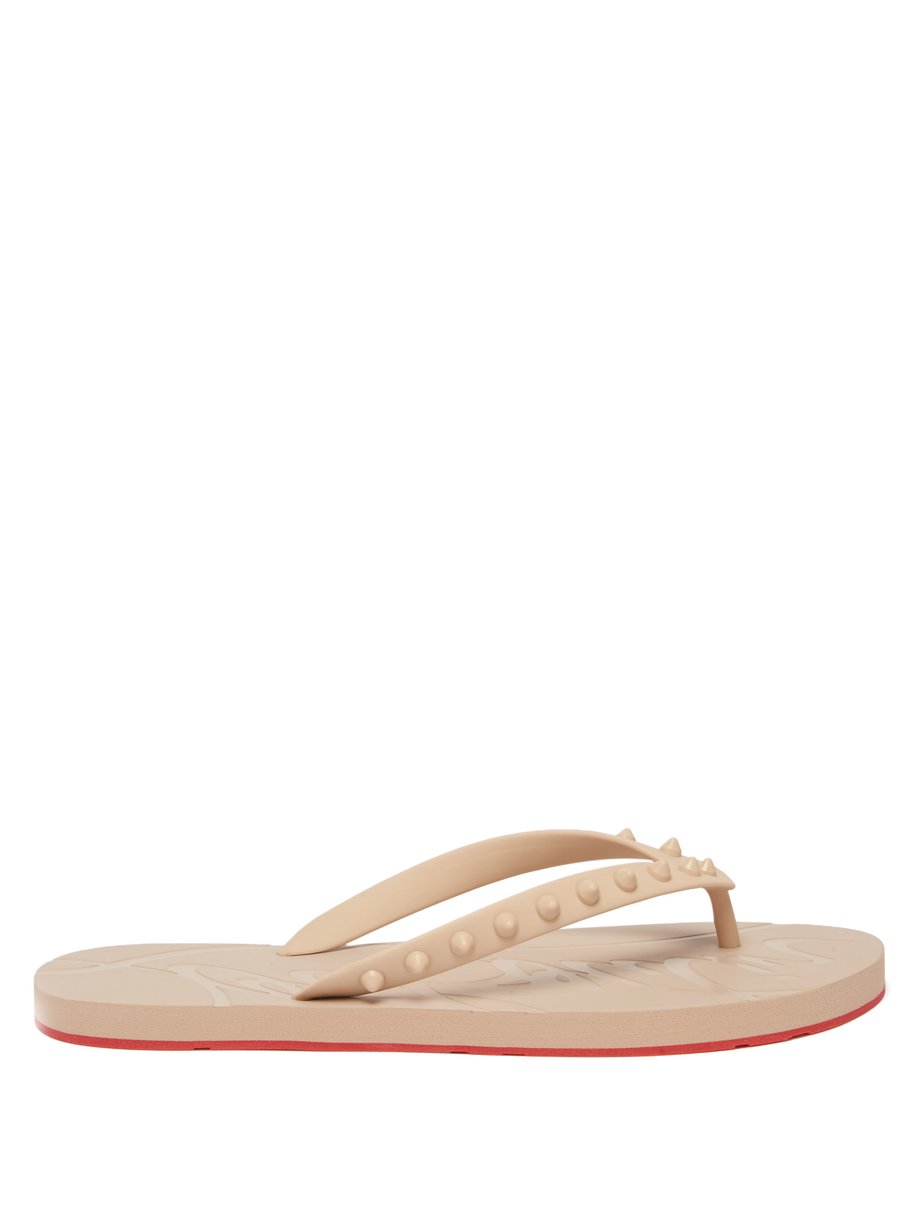 Shop Christian Louboutin CHRISTIAN LOUBOUTIN Loubi studded rubber