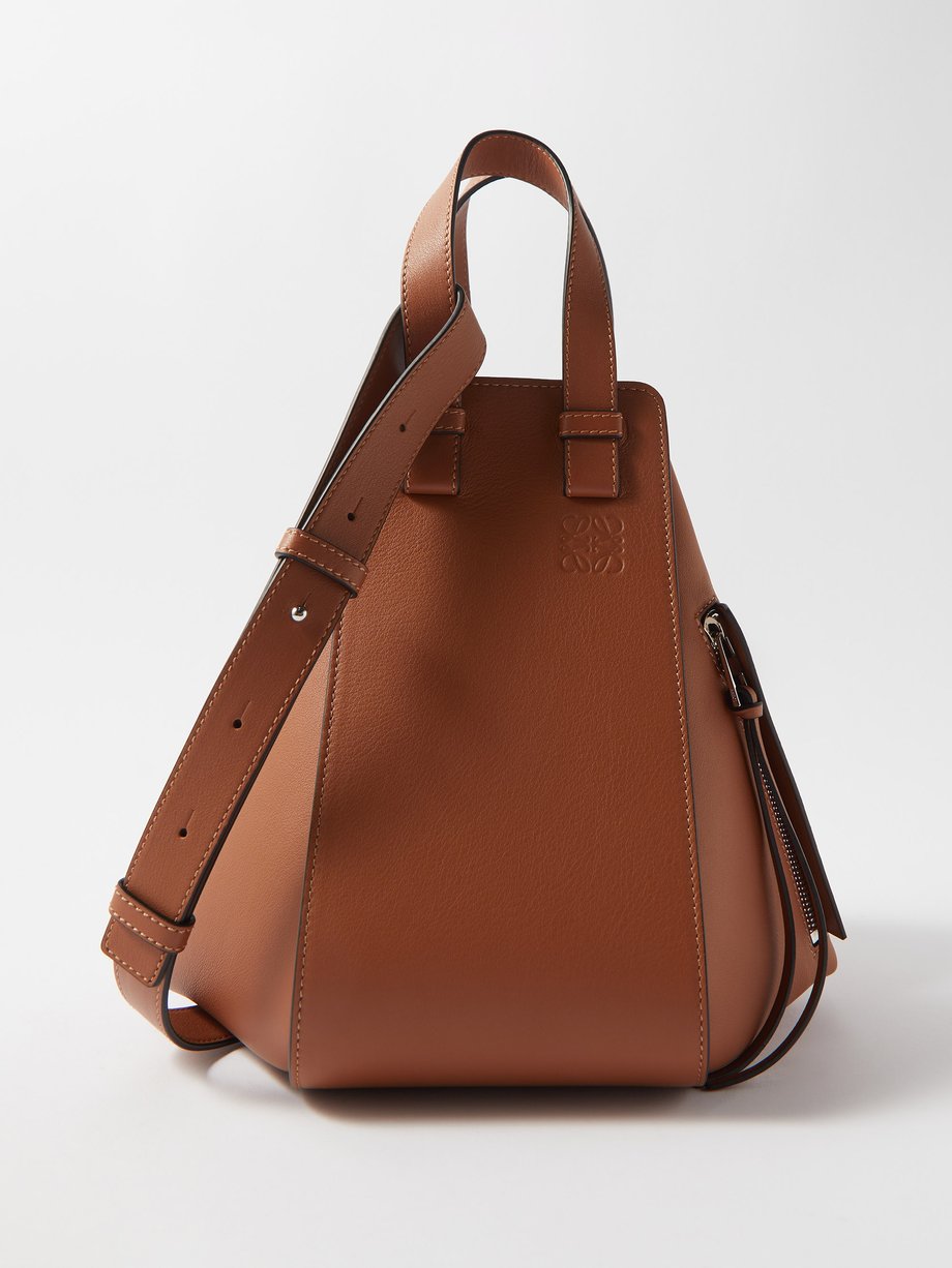 Tan Hammock small leather handbag, LOEWE