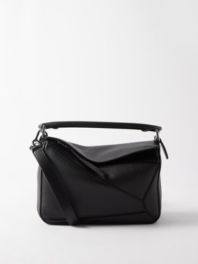 Loewe - Goya Small Leather Shoulder Bag - Sand for Women