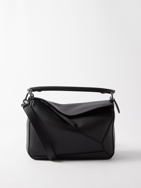 LOEWE Puzzle small grained-leather cross-body bag