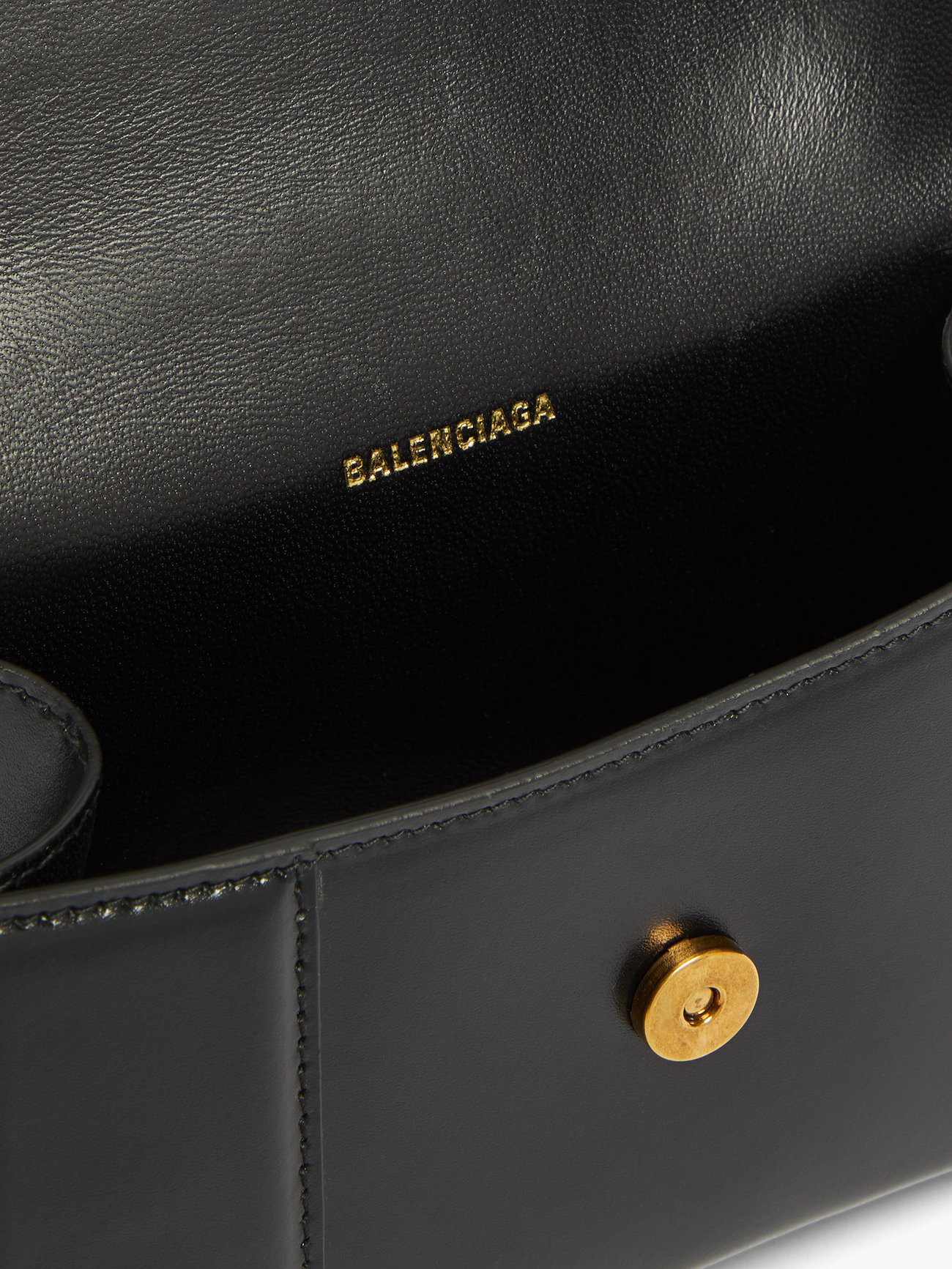 Balenciaga Hourglass Bag Black Leather XS – Luxe Collective