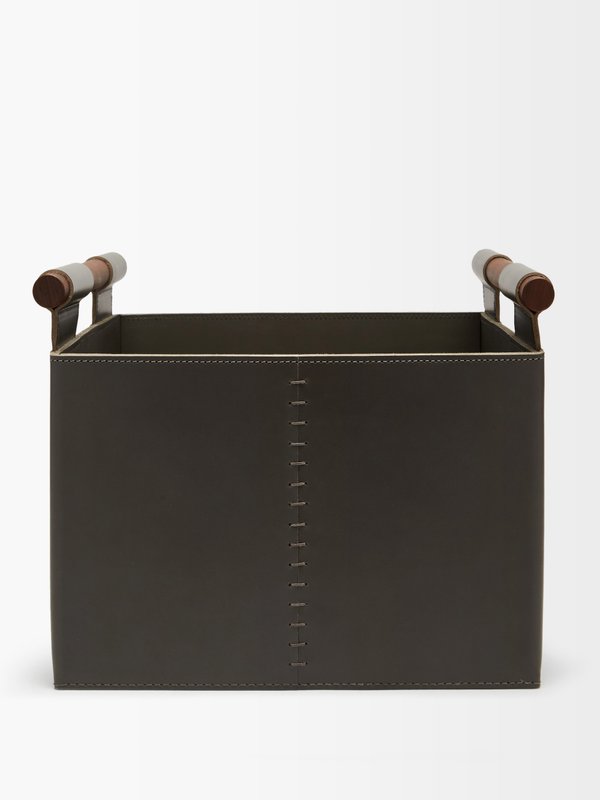 Rabitti 1969 Beta wooden-handle leather box