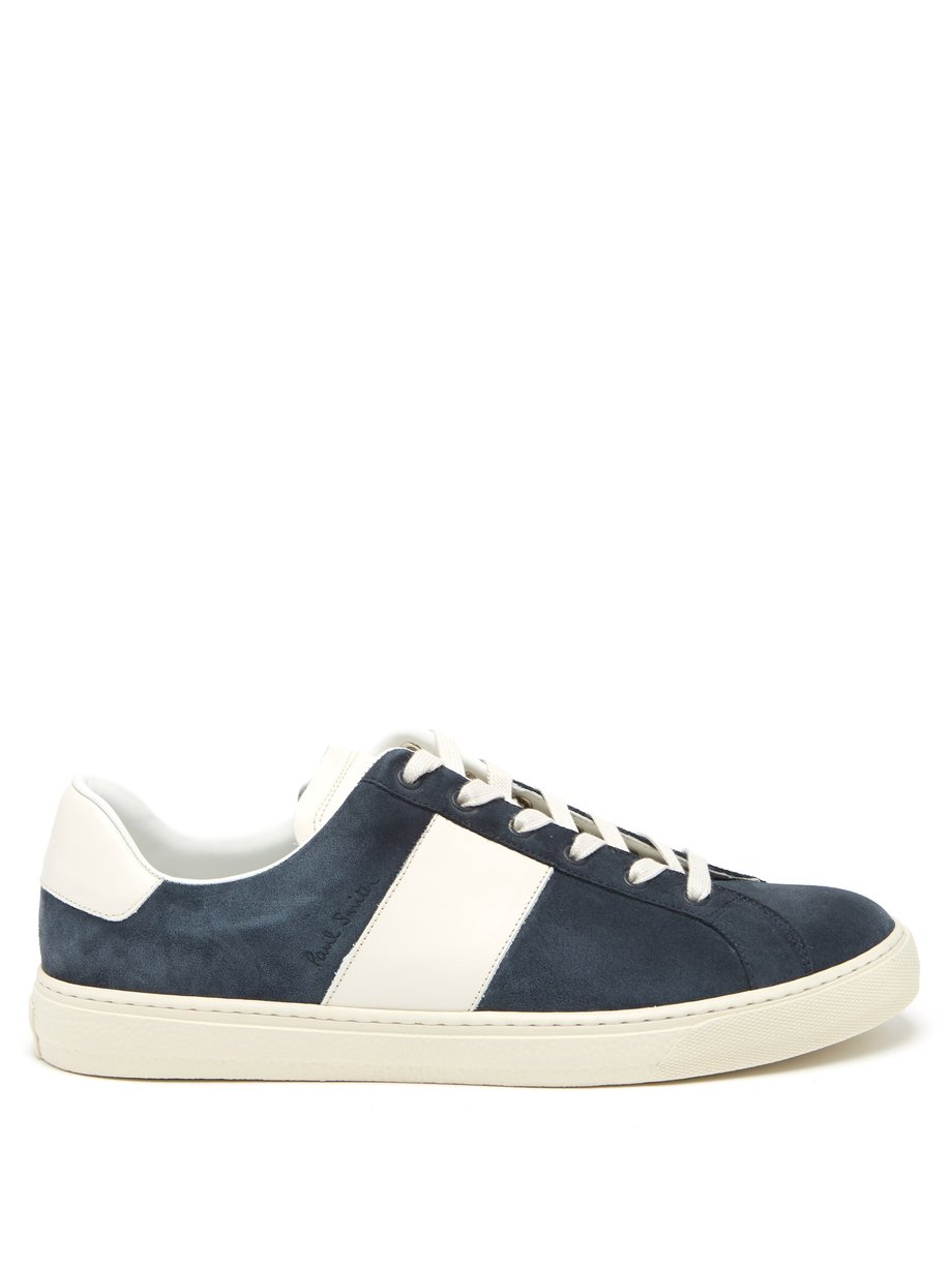 Blue Hansen leather-panel suede trainers | Paul Smith | MATCHESFASHION US