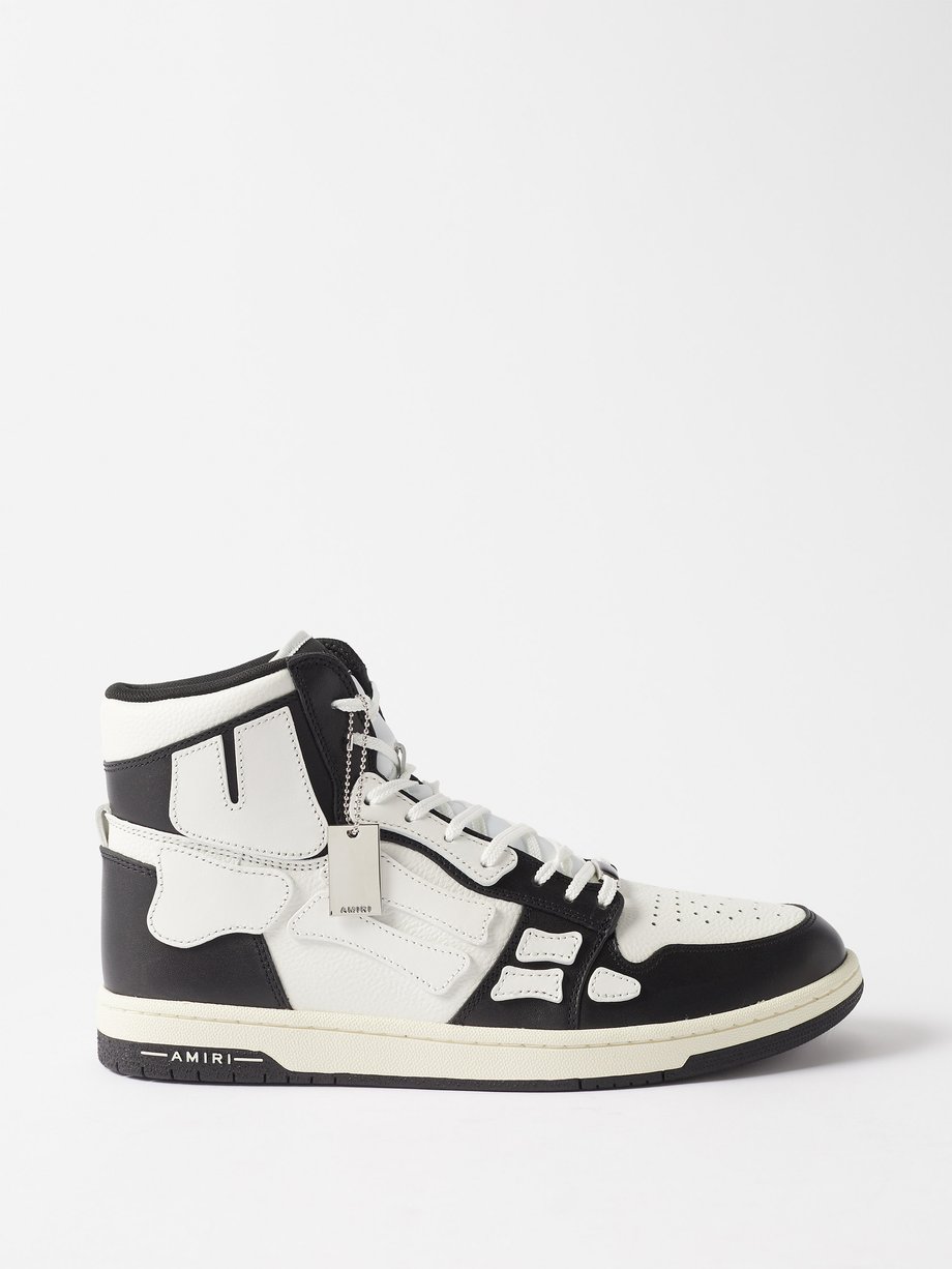 Black Skel Top high-top leather trainers | Amiri | MATCHESFASHION UK