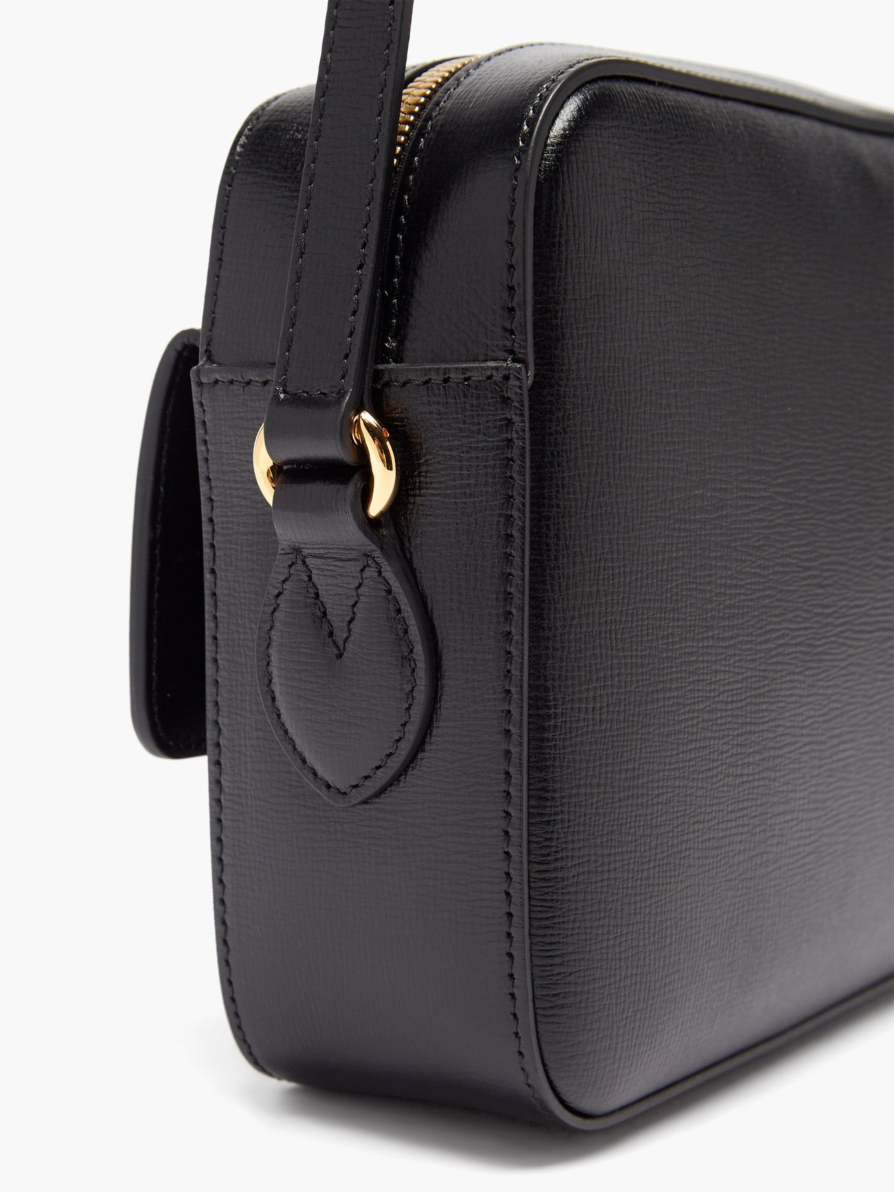 Horsebit 1955 cloth crossbody bag Gucci Black in Cloth - 36683184