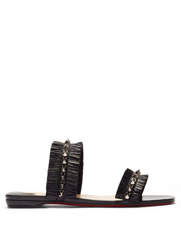 Christian Louboutin Flat Sandals For Men | Lyst