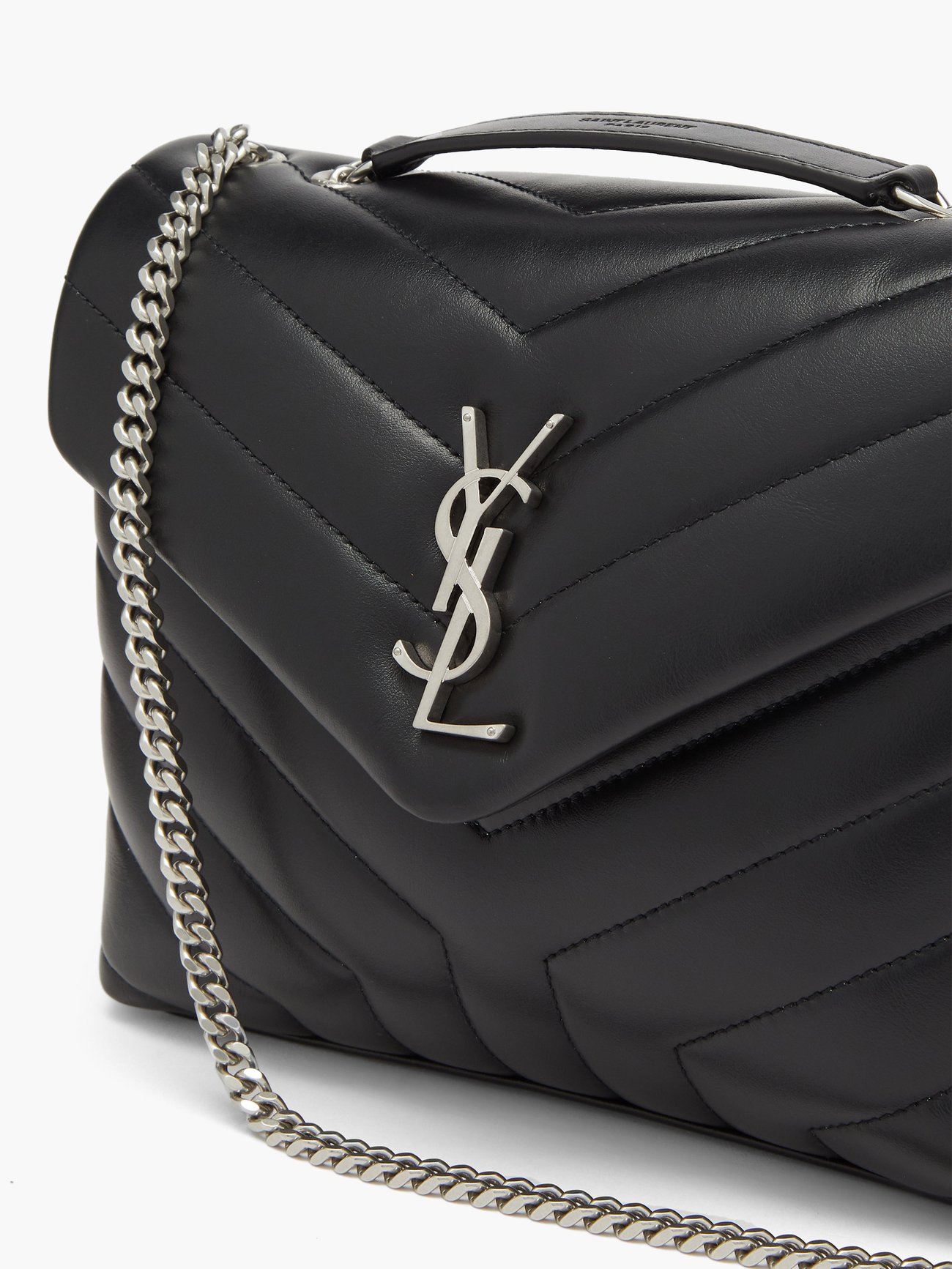 Saint Laurent Small LouLou Bag - Black Shoulder Bags, Handbags - SNT85657