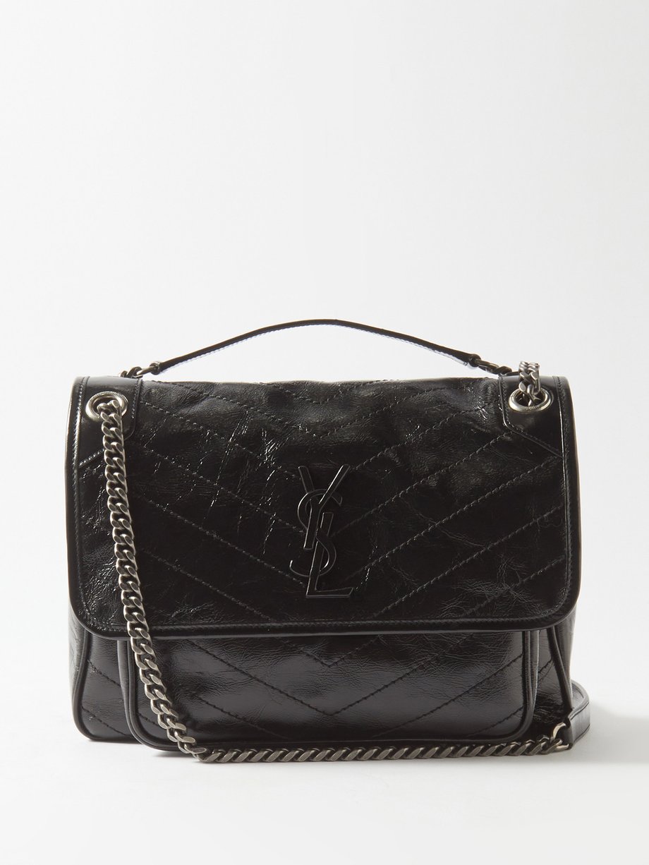 Saint Laurent Niki leather tote bag - Black