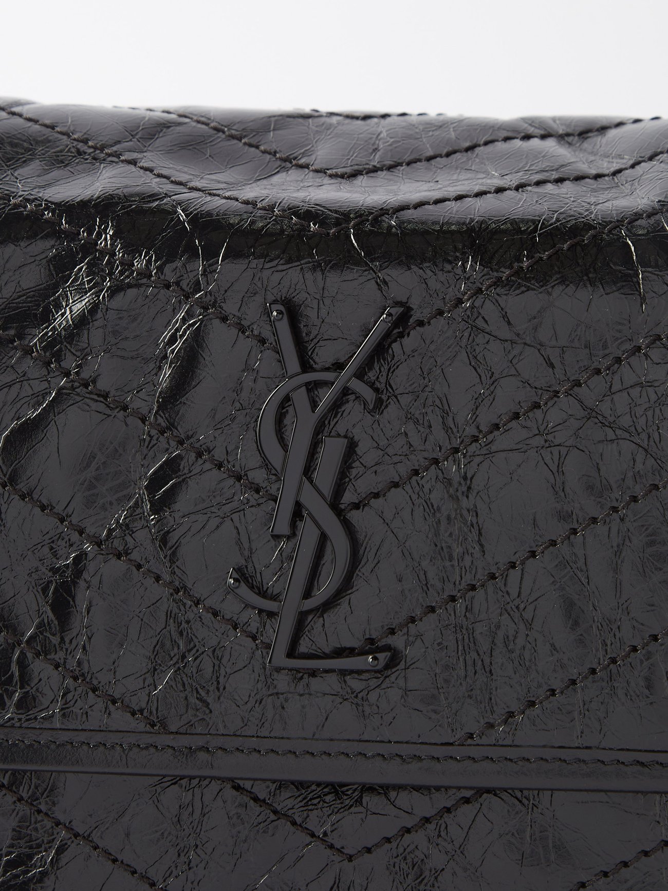 Saint Laurent Monogram Niki Medium Matte Leather Shoulder Bag in