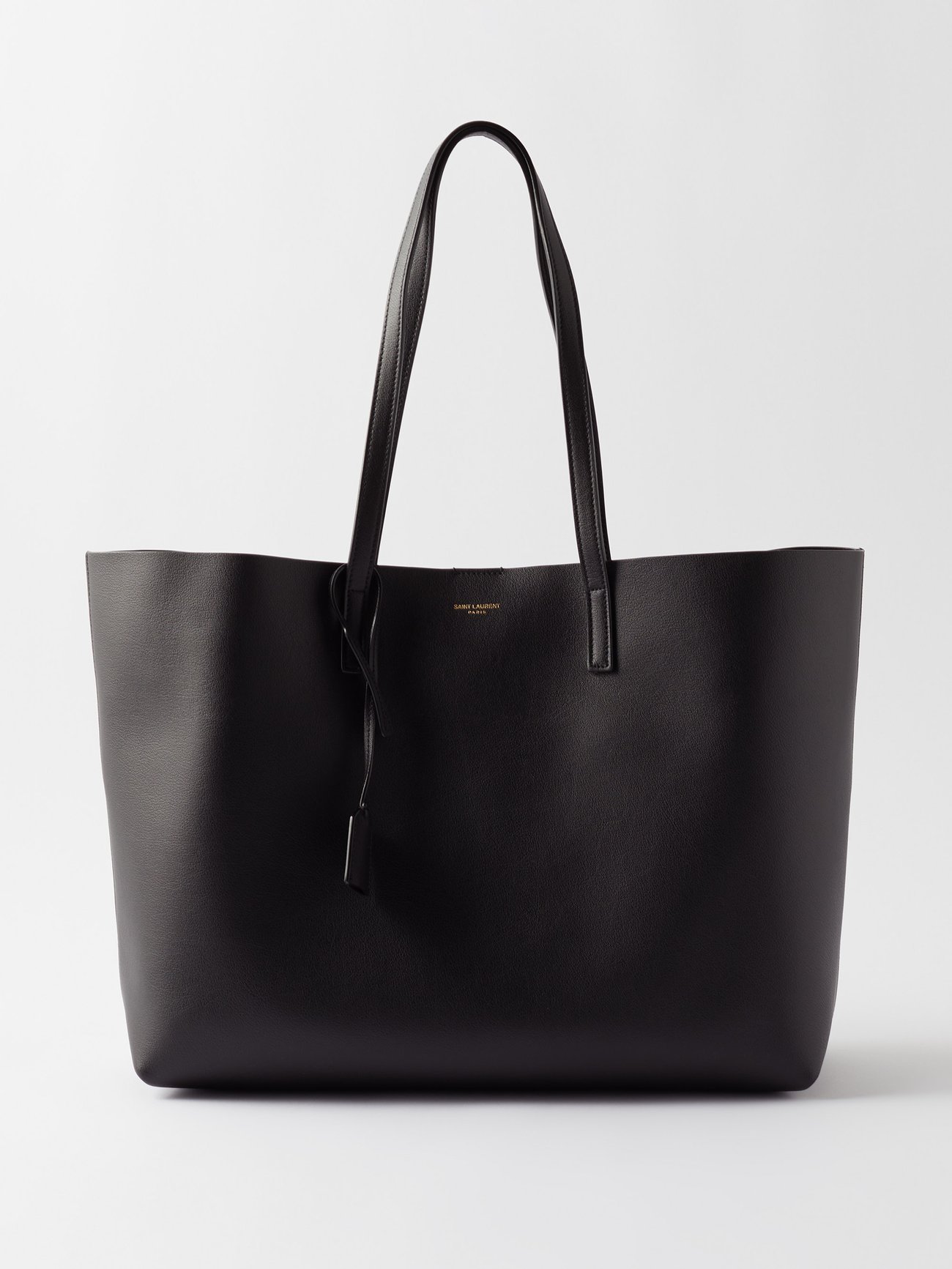 Black Shopping leather tote bag | Saint Laurent | MATCHES UK