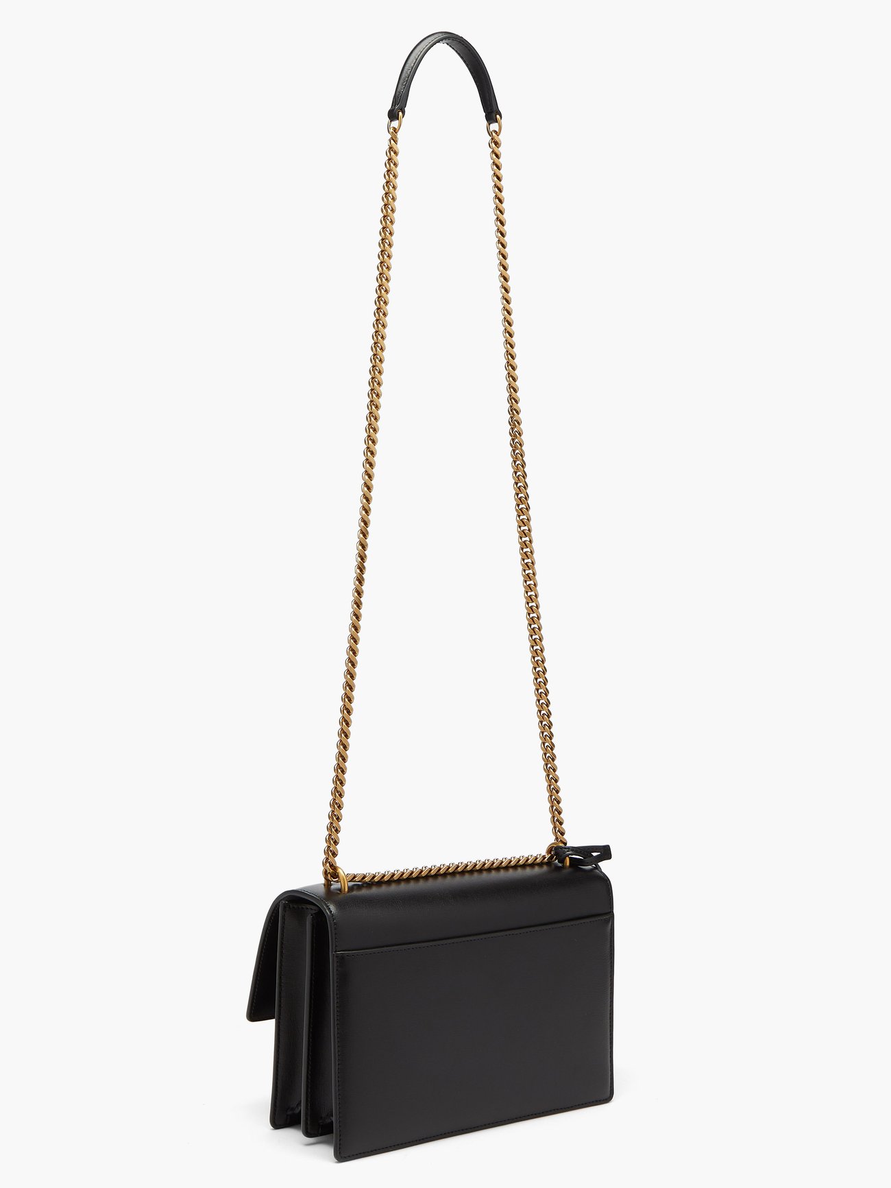 Saint Laurent Medium Sunset Bag - Black Shoulder Bags, Handbags - SNT49621