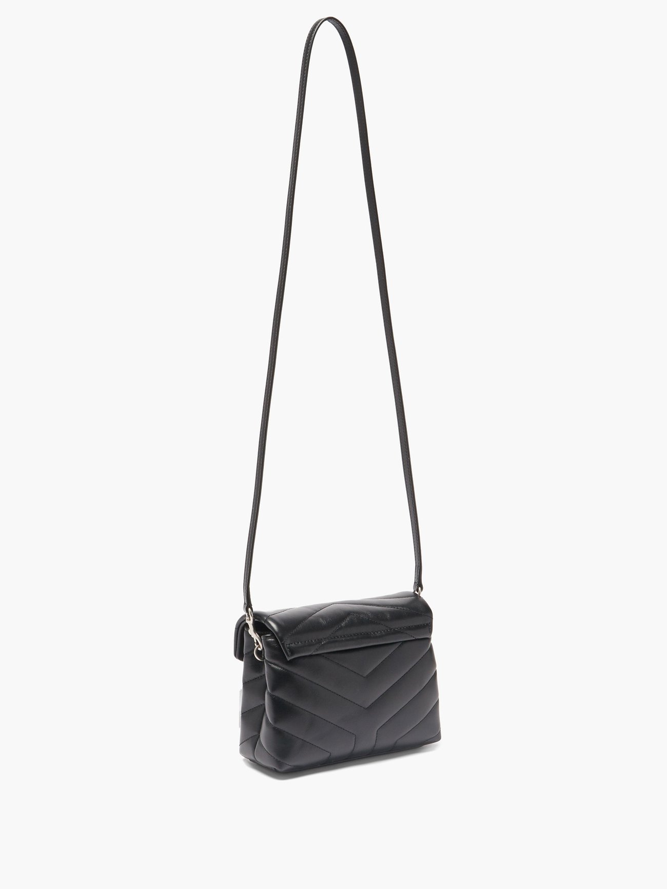 Black Loulou Toy quilted leather shoulder bag