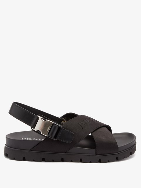 Prada buckled discount strap sandals