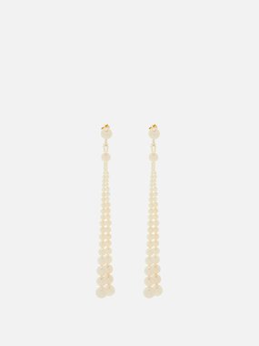 Sophie Bille Brahe Peggy Opera pearl & 14kt gold drop earrings