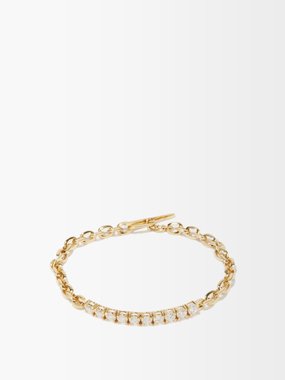 Lizzie Mandler Diamond & 18kt gold bracelet