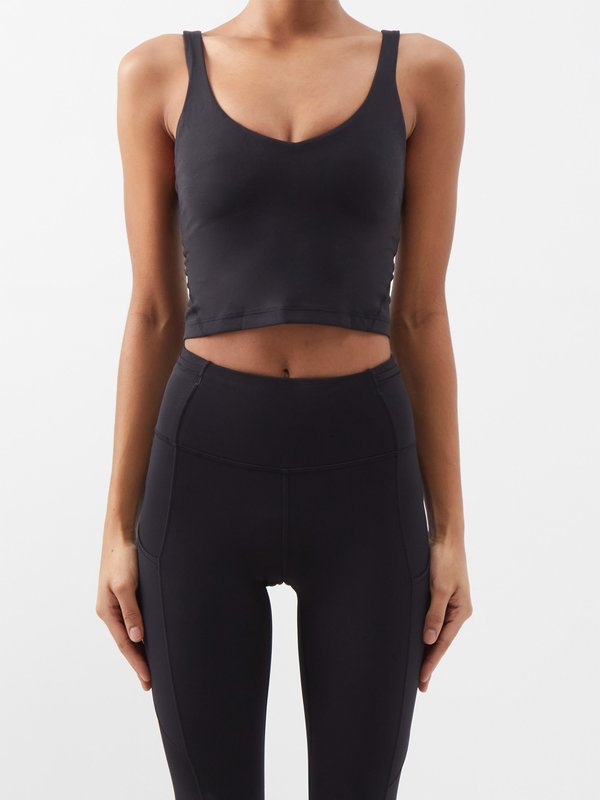 Nulu™ Cropped Slim Yoga Short Sleeve- How do it fit compared to