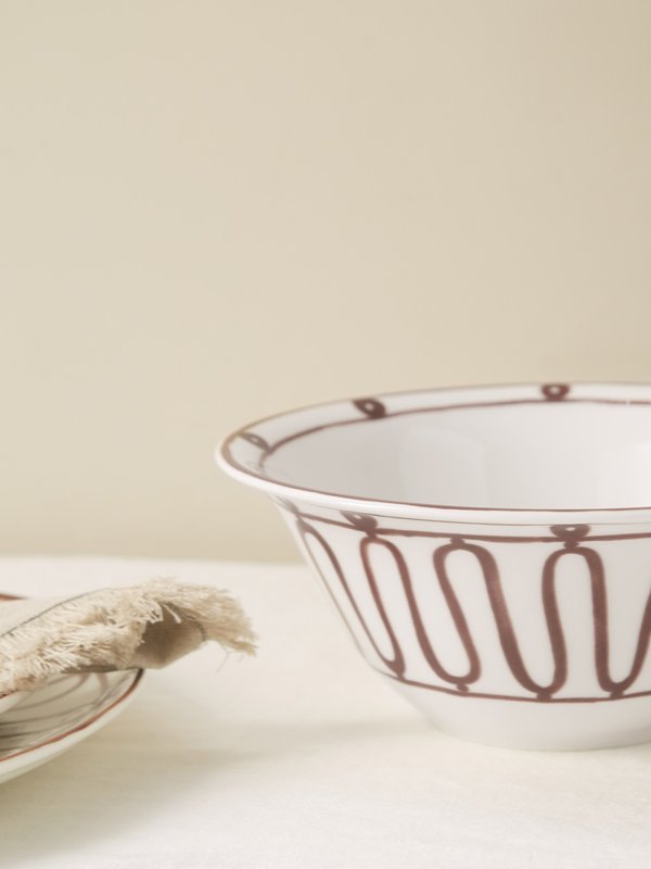 THEMIS Z Kyma porcelain salad bowl