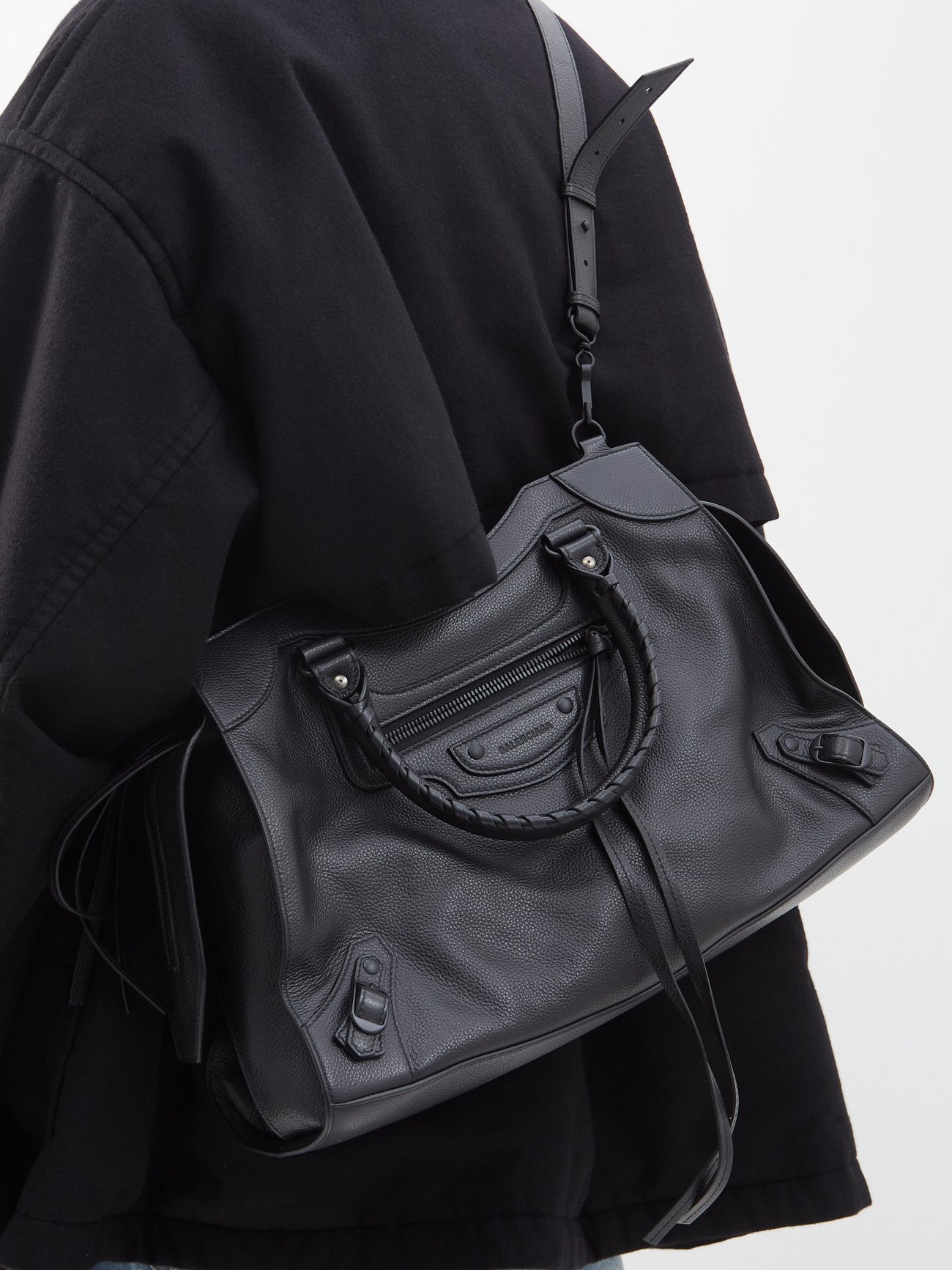 Forstærke stramt Fleksibel Black Neo Classic City medium grained-leather bag | Balenciaga |  MATCHESFASHION US