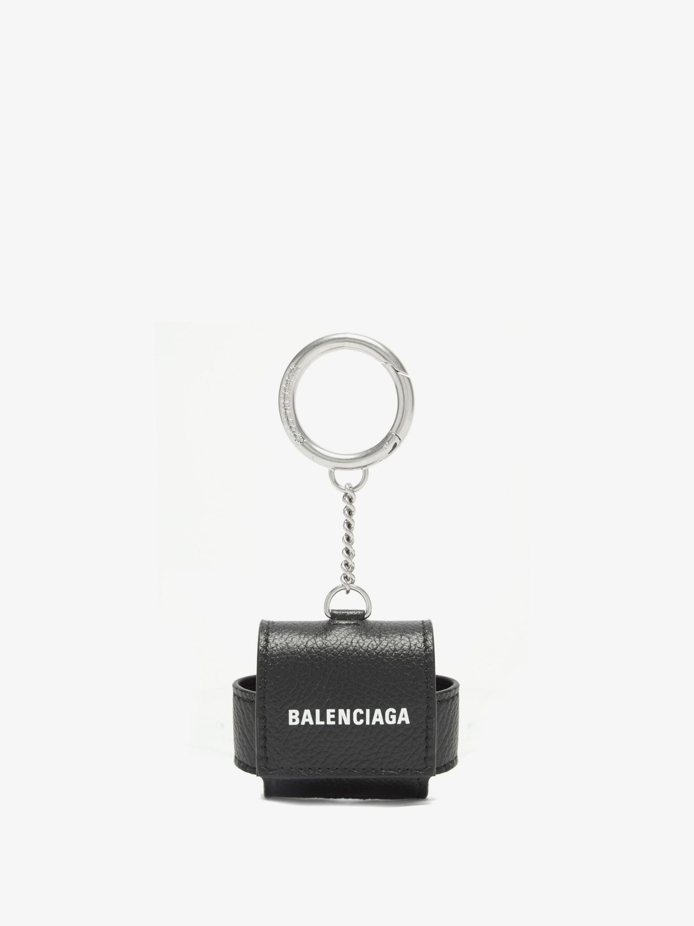 Balenciaga バレンシアガ キャッシュ レザー AirPodsケース ブラック｜MATCHESFASHION（マッチズファッション)