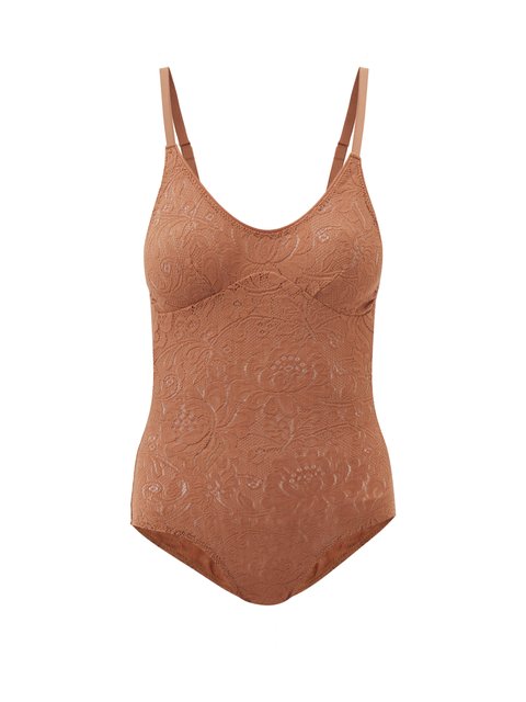 Brown Wen lace bodysuit Araks MATCHES UK