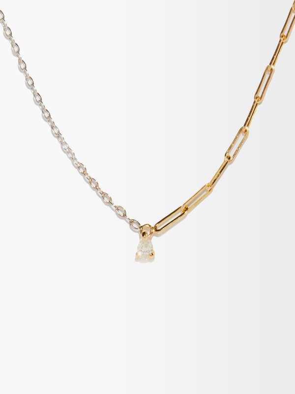 Yvonne Léon Diamond & 18kt gold necklace