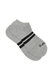 Sprint striped Egyptian cotton-blend trainer socks