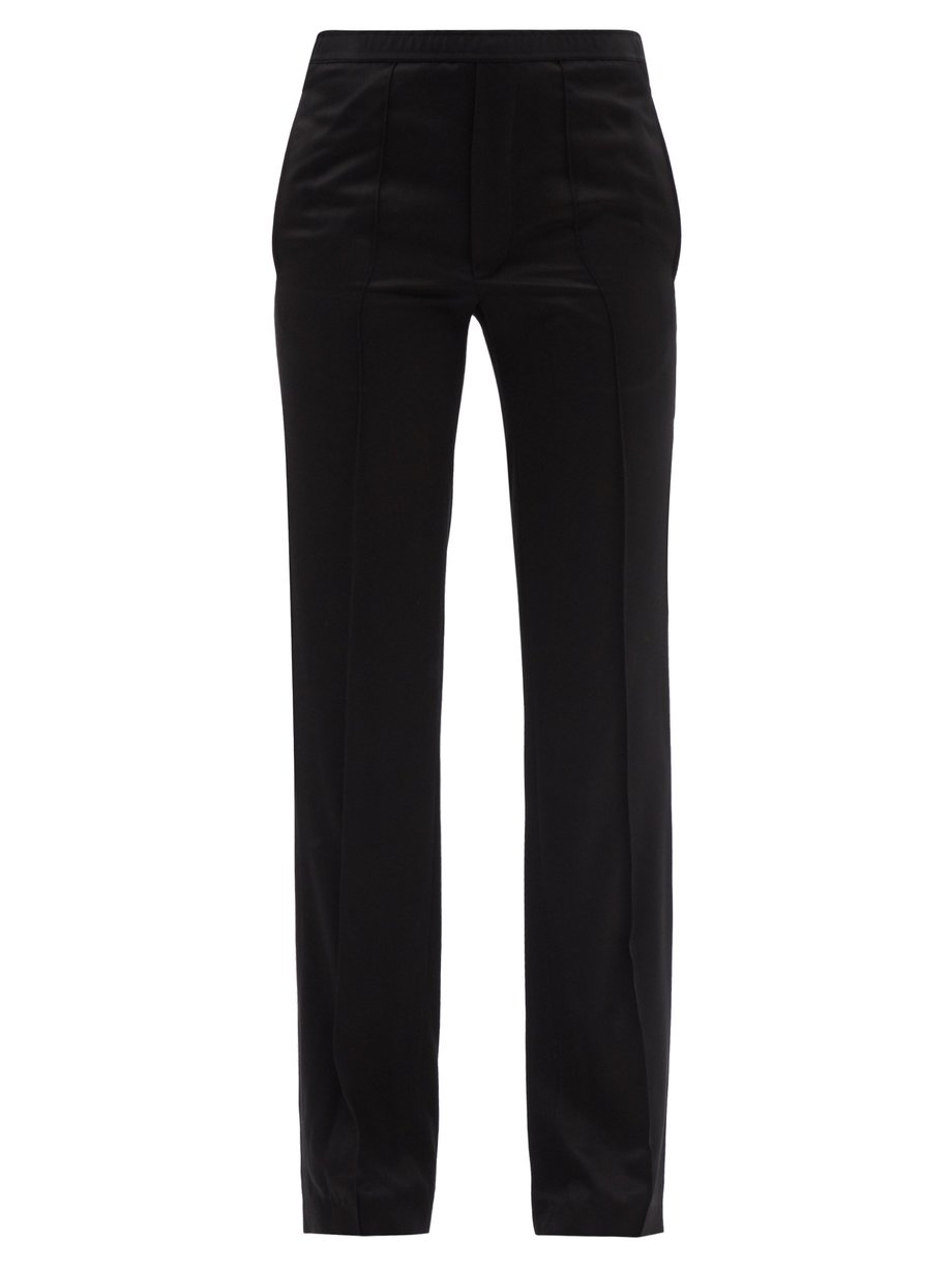 Black Strychnos slim-fit twill trousers | Haider Ackermann ...