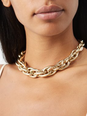 Lauren Rubinski Cable-chain XL 14kt gold necklace