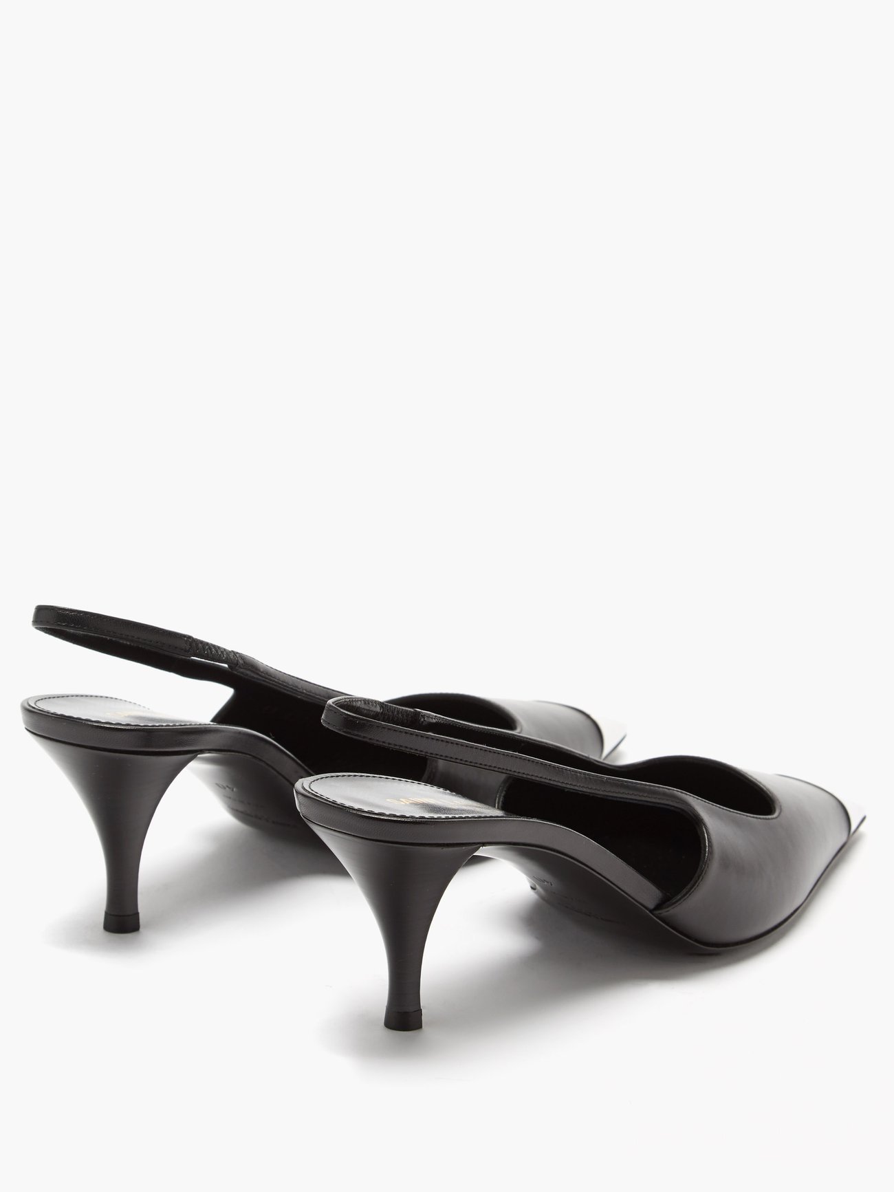 Saint Laurent Blade Slingback Pumps in Black