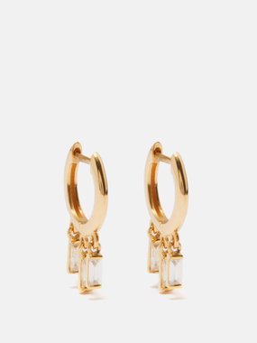 Ileana Makri Hug diamond & 18kt gold earrings