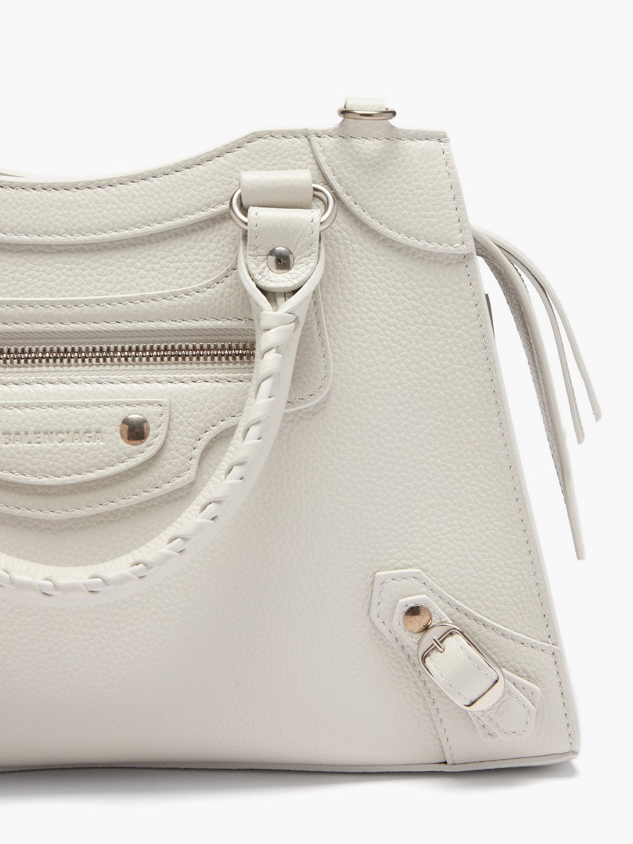 Balenciaga - Neo Classic City S Leather Bag - Womens - White