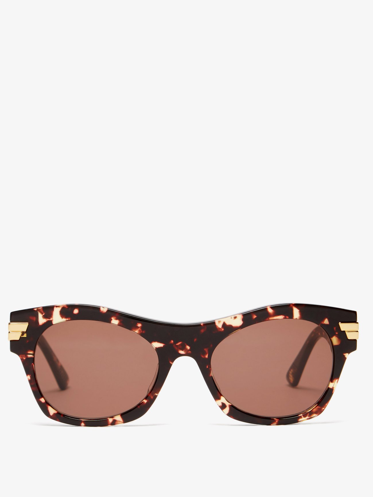 Bottega Veneta BV1103S 002 Tortoiseshell Square Sunglasses