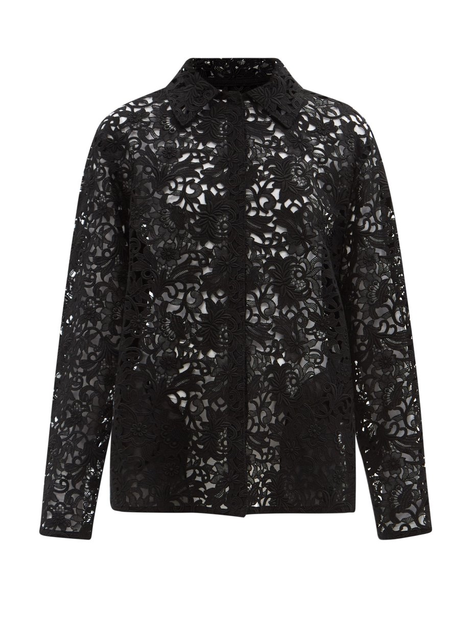 Black shirt jacket | Valentino Garavani | MATCHESFASHION US