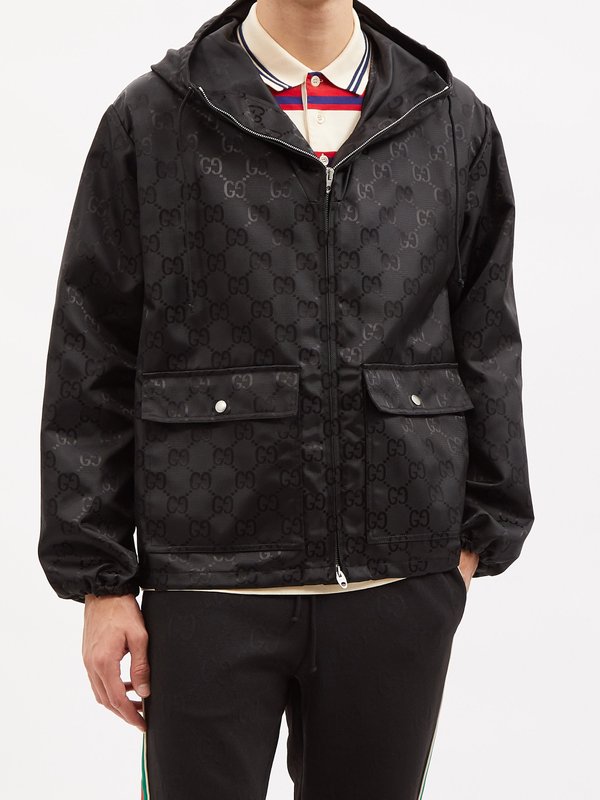 GG jacquard canvas hooded jacket video