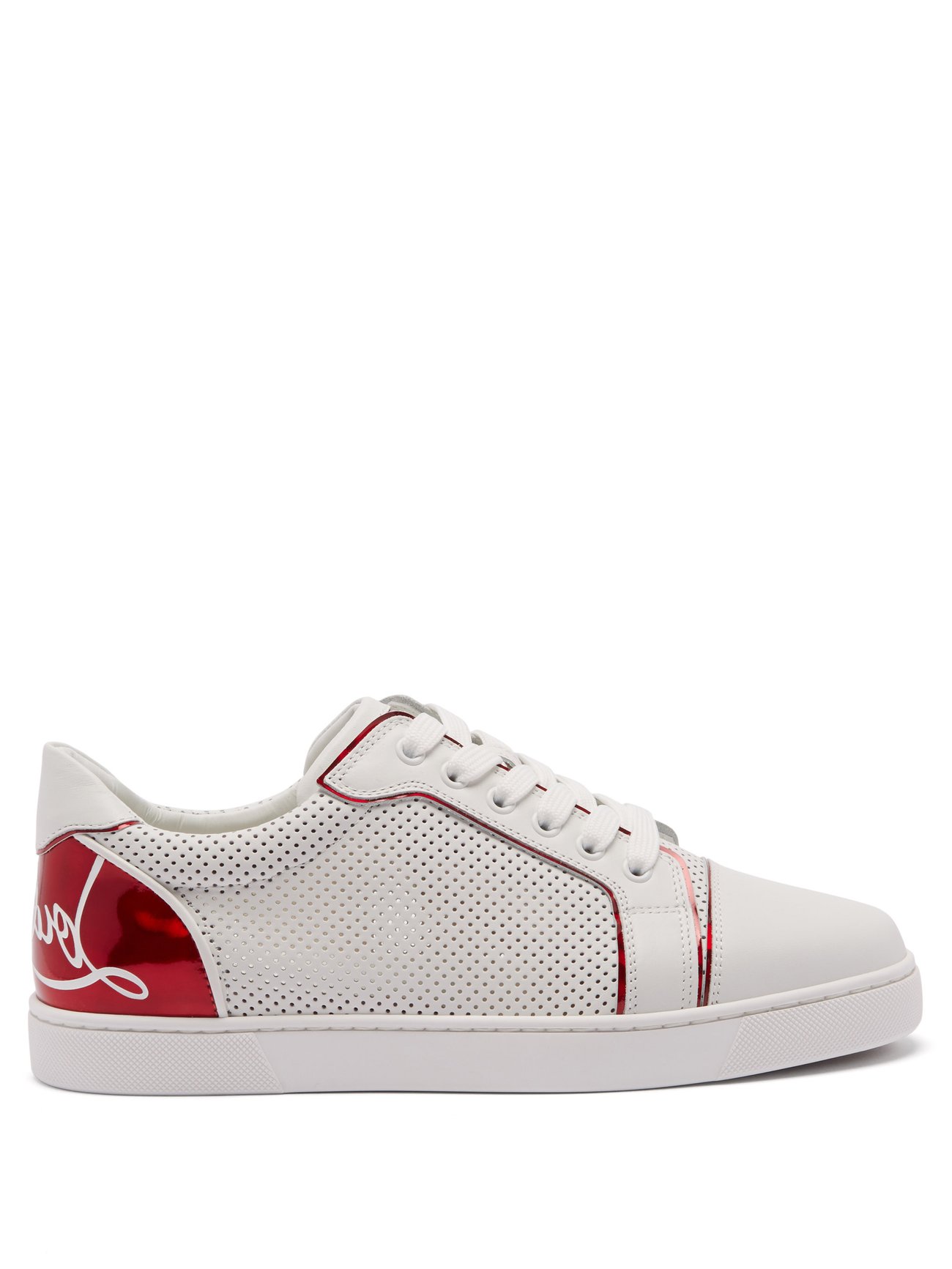 Christian Louboutin Men's Swarovski Crystal Red Suede Mid-Top Sneaker – The  Dressing Room