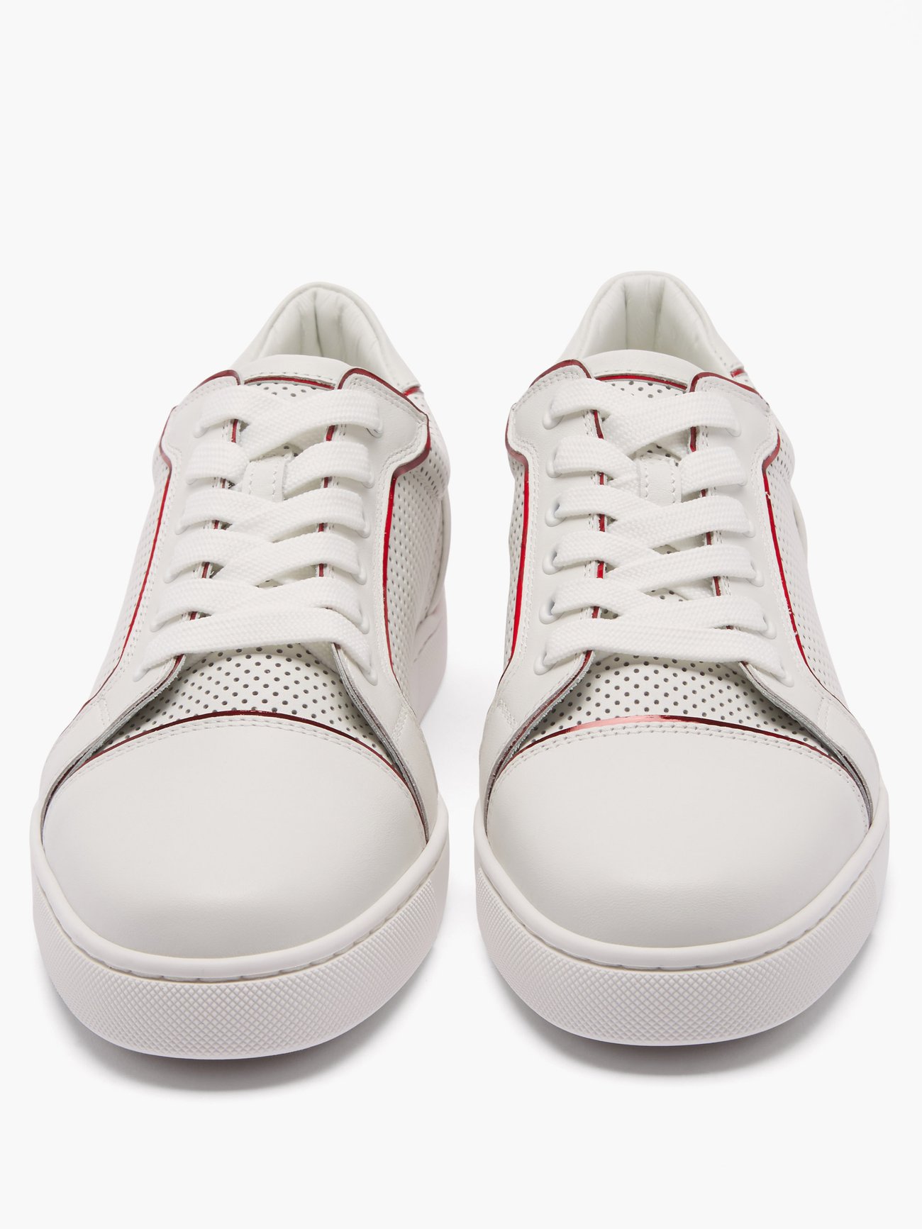 Christian Louboutin Fun Vieira Logo Low Top Sneaker Size 41EU