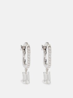 Raphaele Canot Set Free diamond & 18kt white-gold earrings