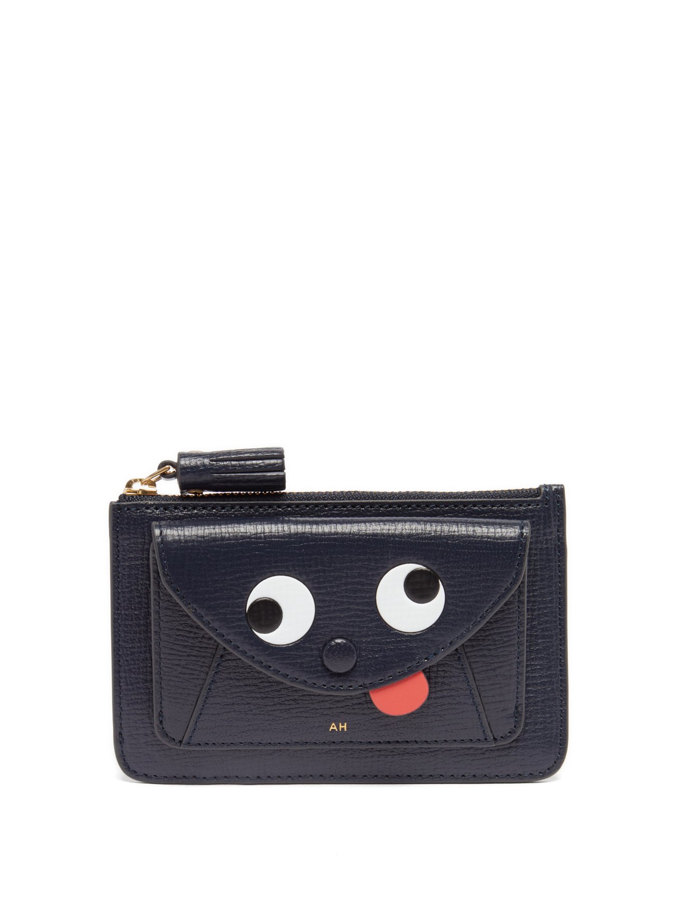 Navy Zany zipped cardholder | Anya Hindmarch | MATCHESFASHION US