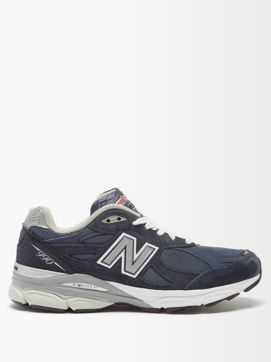 New Balance Made in USA 990V3 suede and mesh trainers