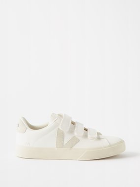 Veja Recife velcro-strap leather trainers