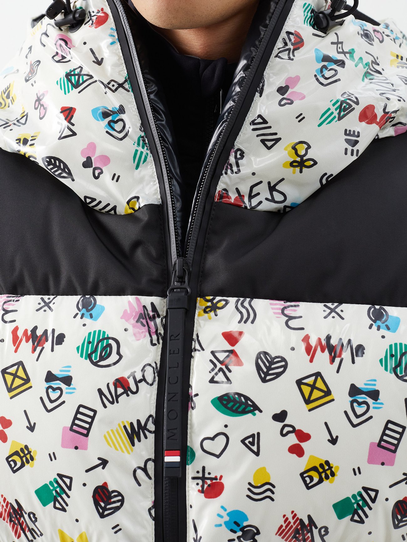 Mazod Quilted Printed Ripstop Down Ski Jacket