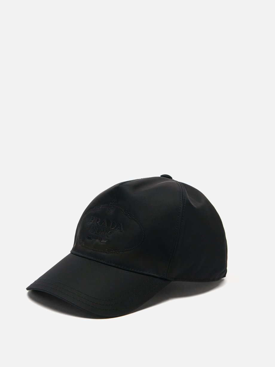 Black Logo-embroidered Re-Nylon baseball cap | Prada | MATCHESFASHION US