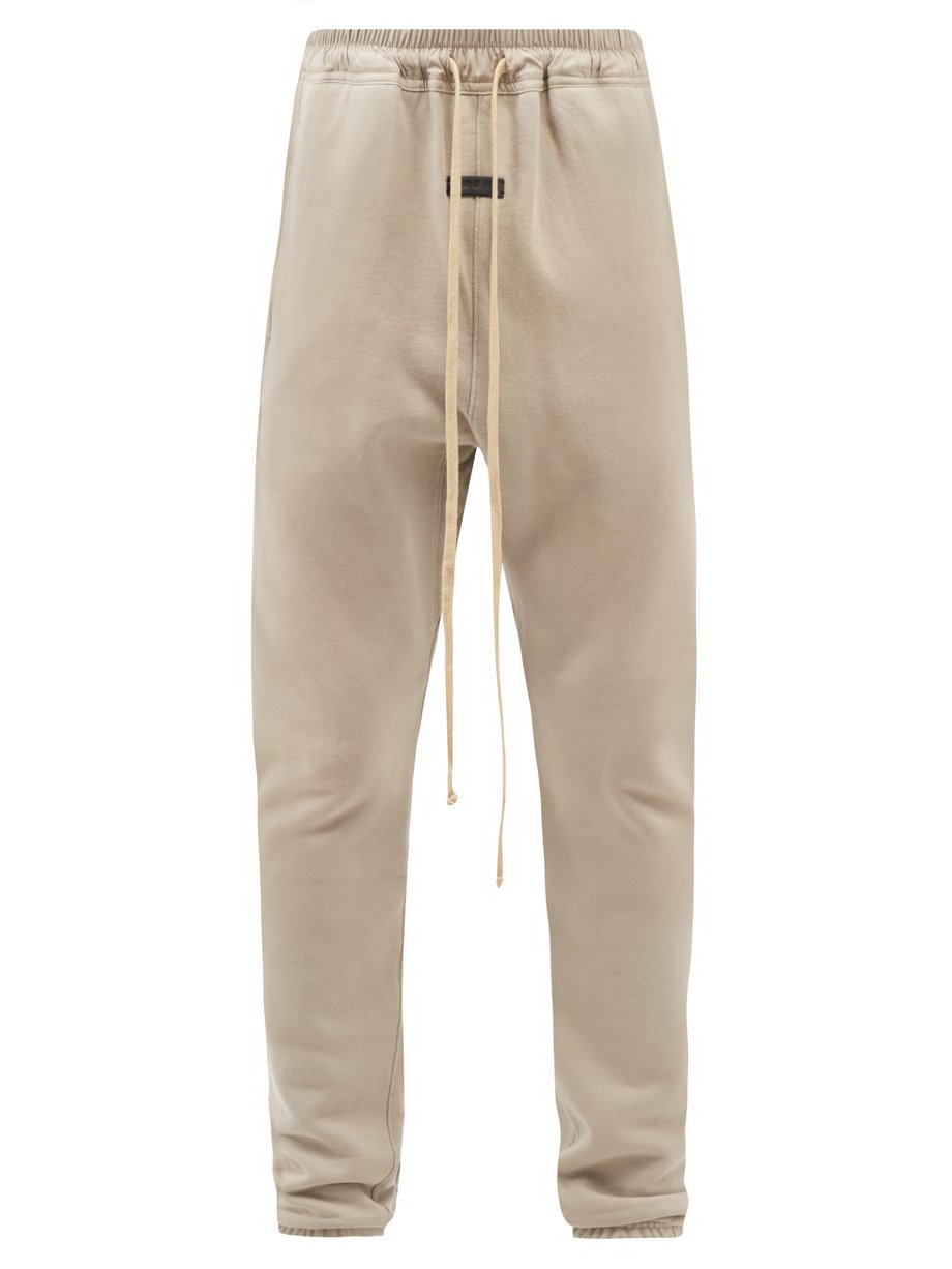 Fear Of God Drop-seat cotton-jersey track pants